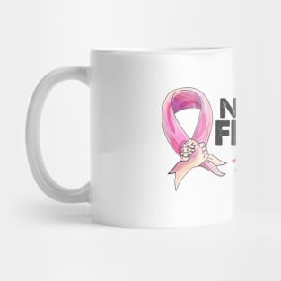 No One Fights Alone Breast Cancer Awareness Mug